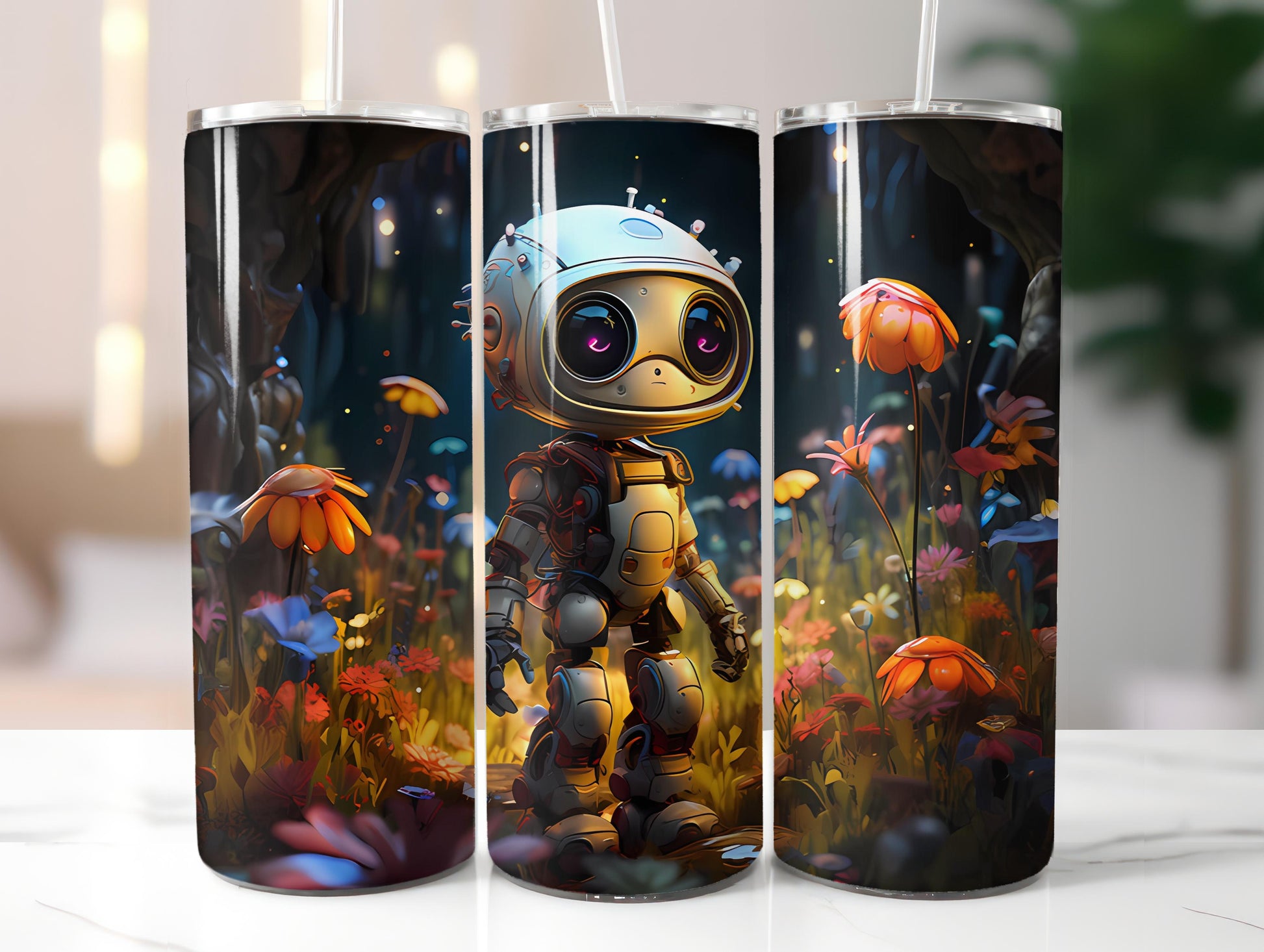 Spring Roboter 4 Tumbler Wrap - CraftNest