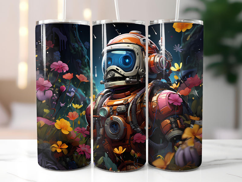 Spring Roboter 4 Tumbler Wrap - CraftNest