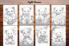 Spring Teddy Bears Coloring Books - CraftNest