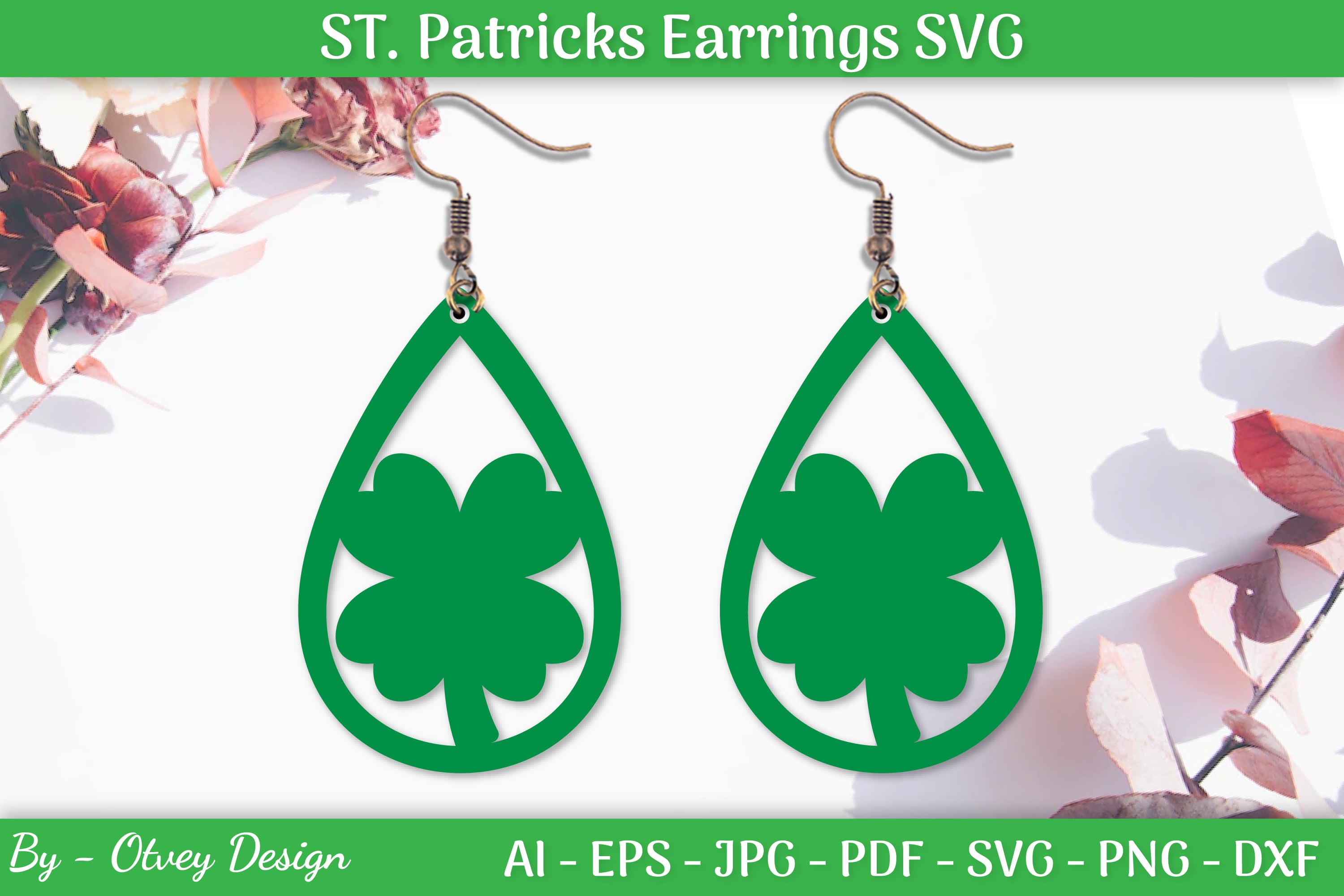 St Patrick's Day Earrings SVG Bundle