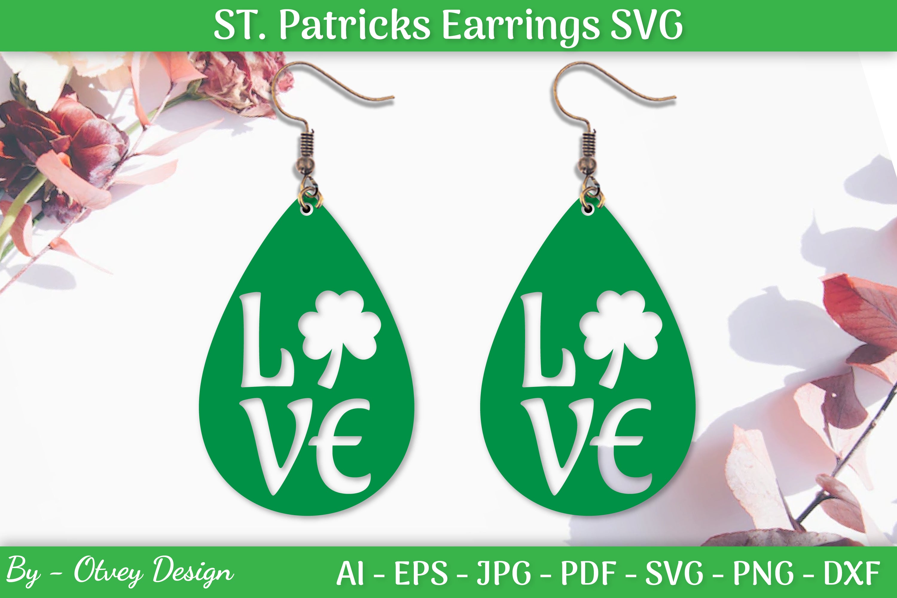 St Patrick's Day Earrings SVG Bundle