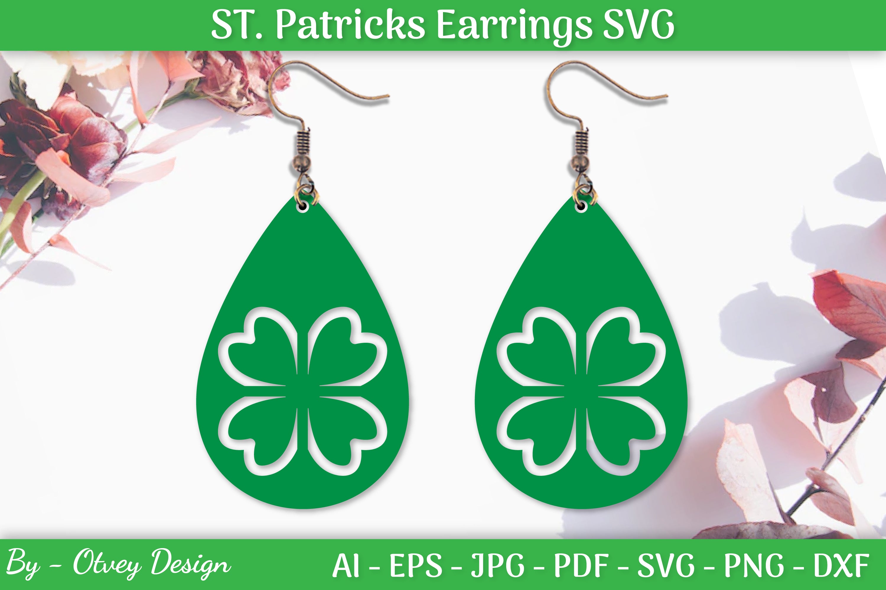 St Patrick's Day Earrings SVG Bundle