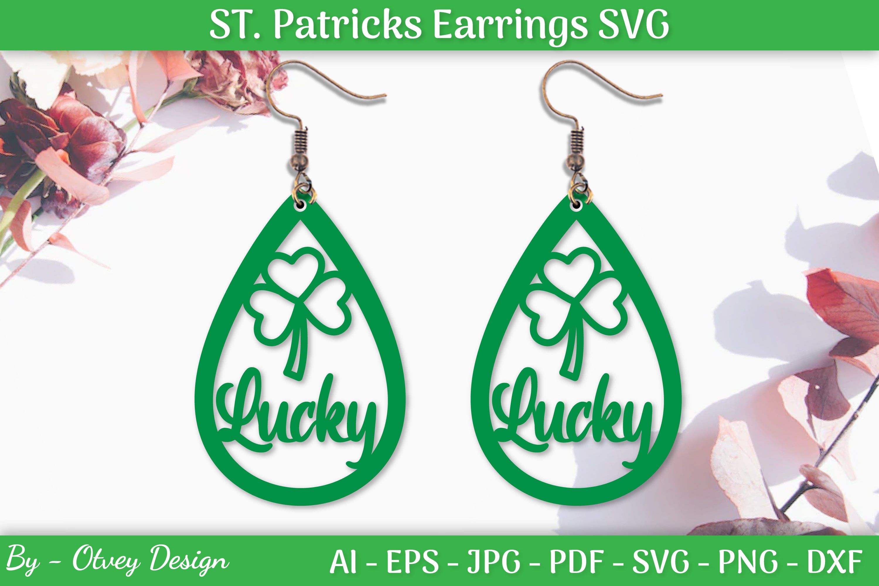 St Patrick's Day Earrings SVG Bundle