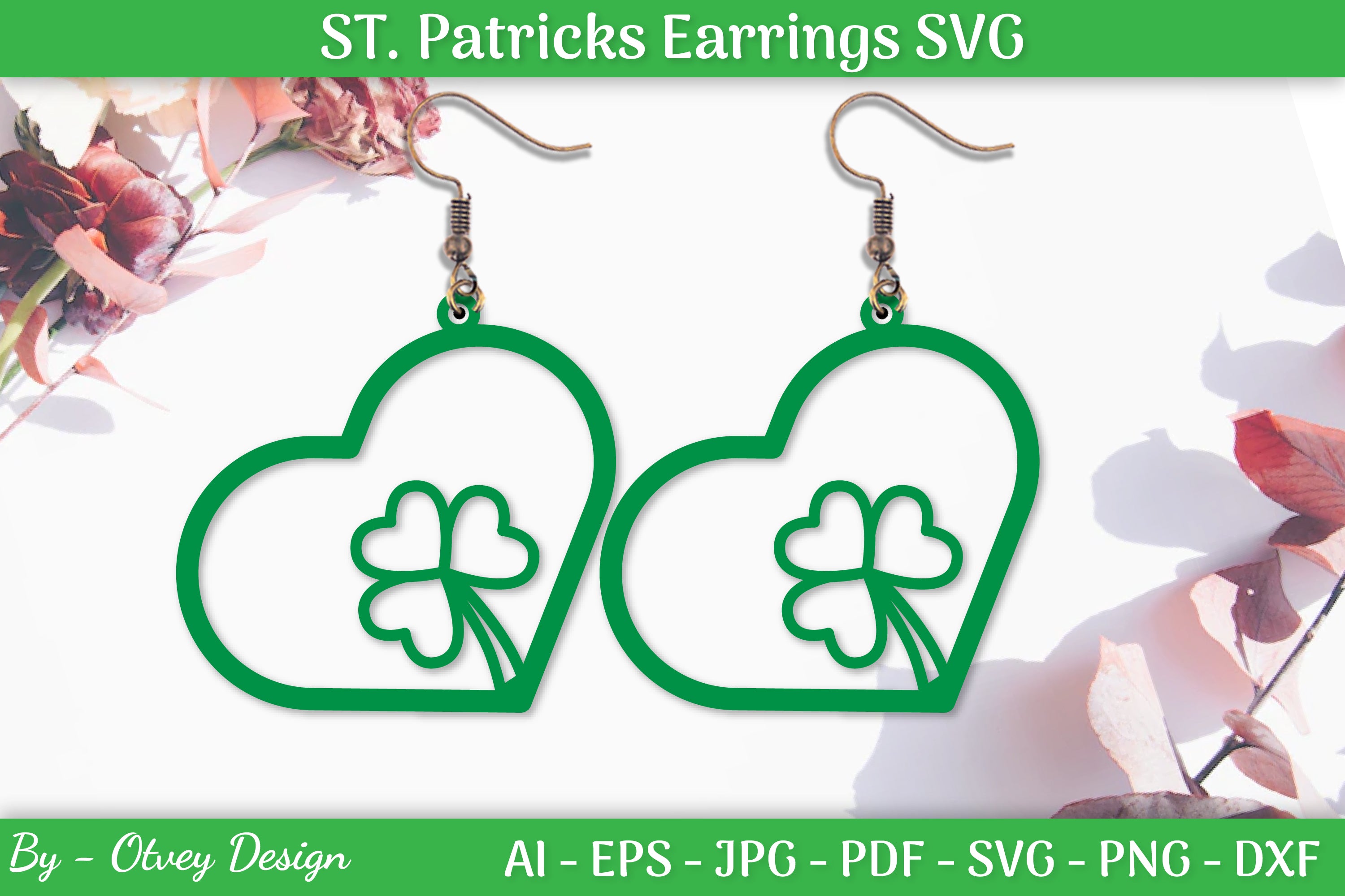 St Patrick's Day Earrings SVG Bundle