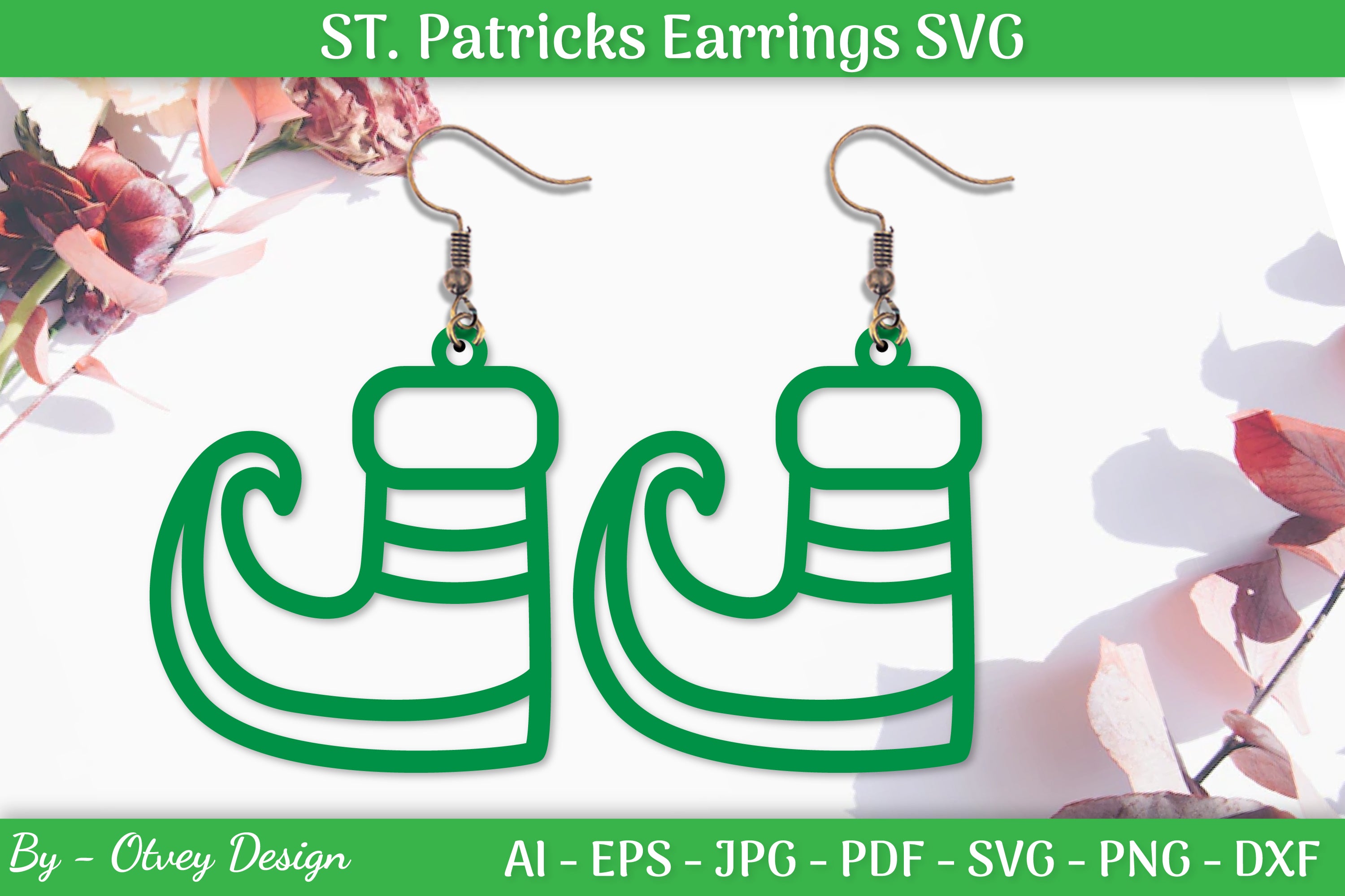 St Patrick's Day Earrings SVG Bundle