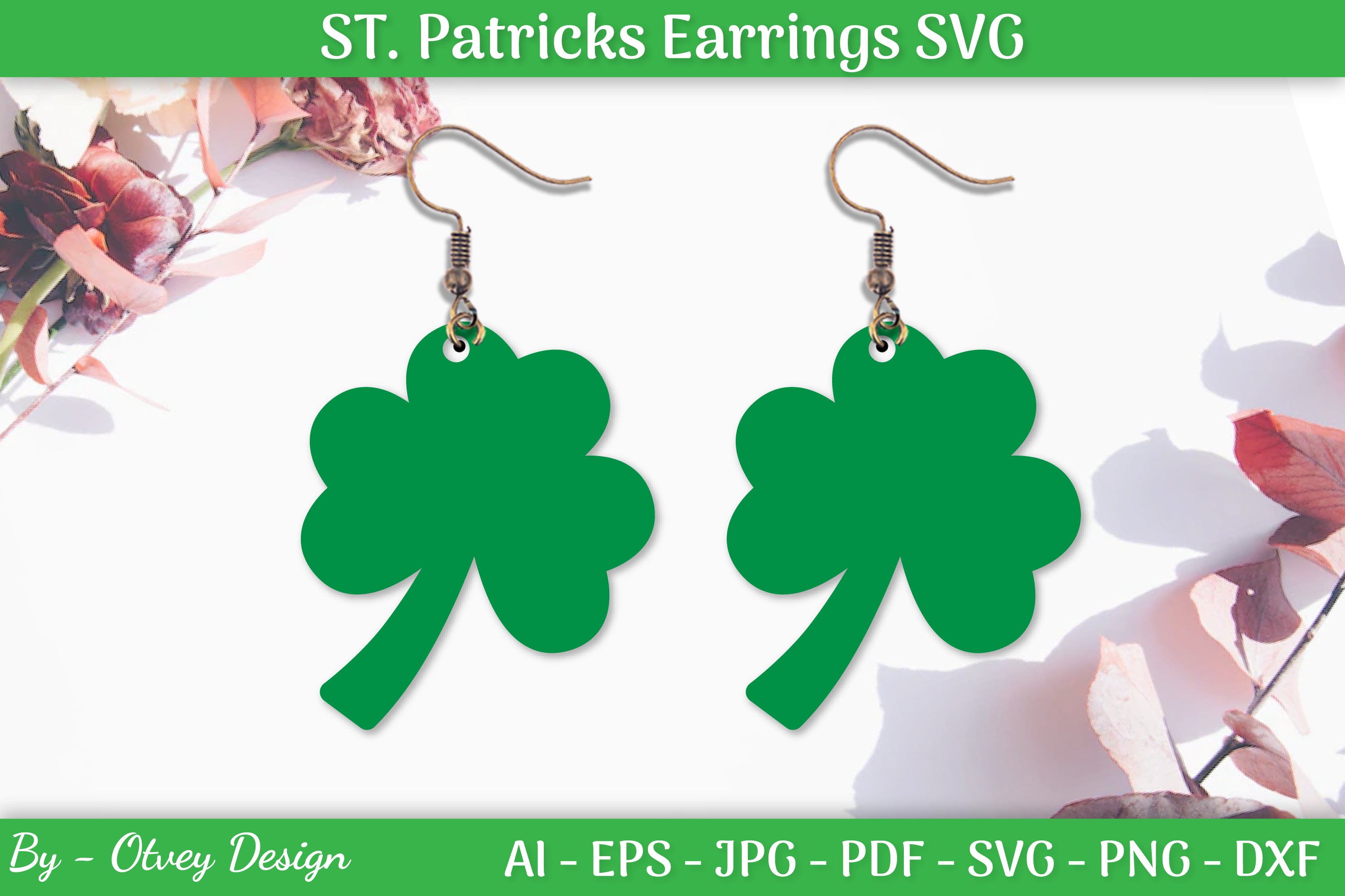 St Patrick's Day Earrings SVG Bundle