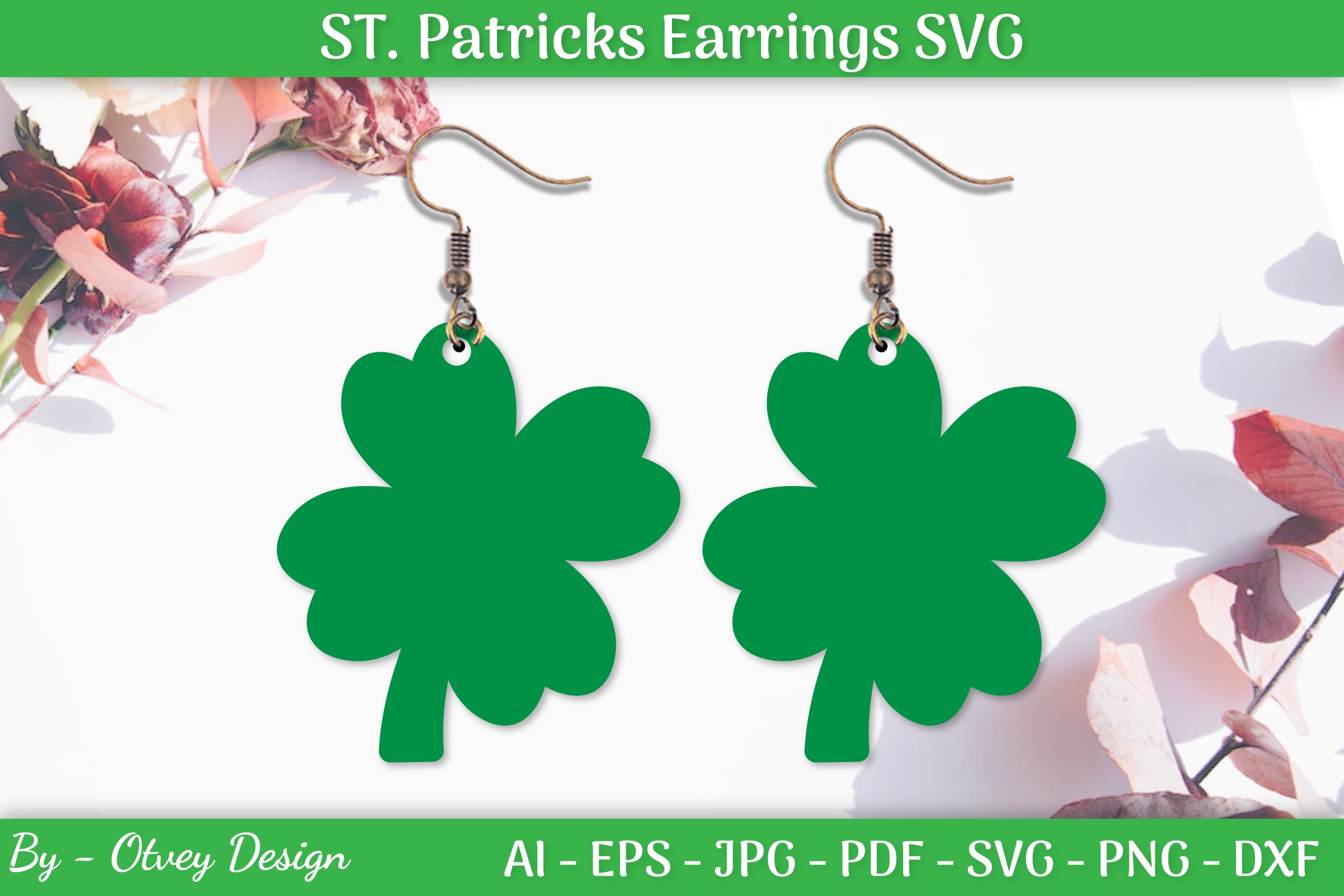 St Patrick's Day Earrings SVG Bundle