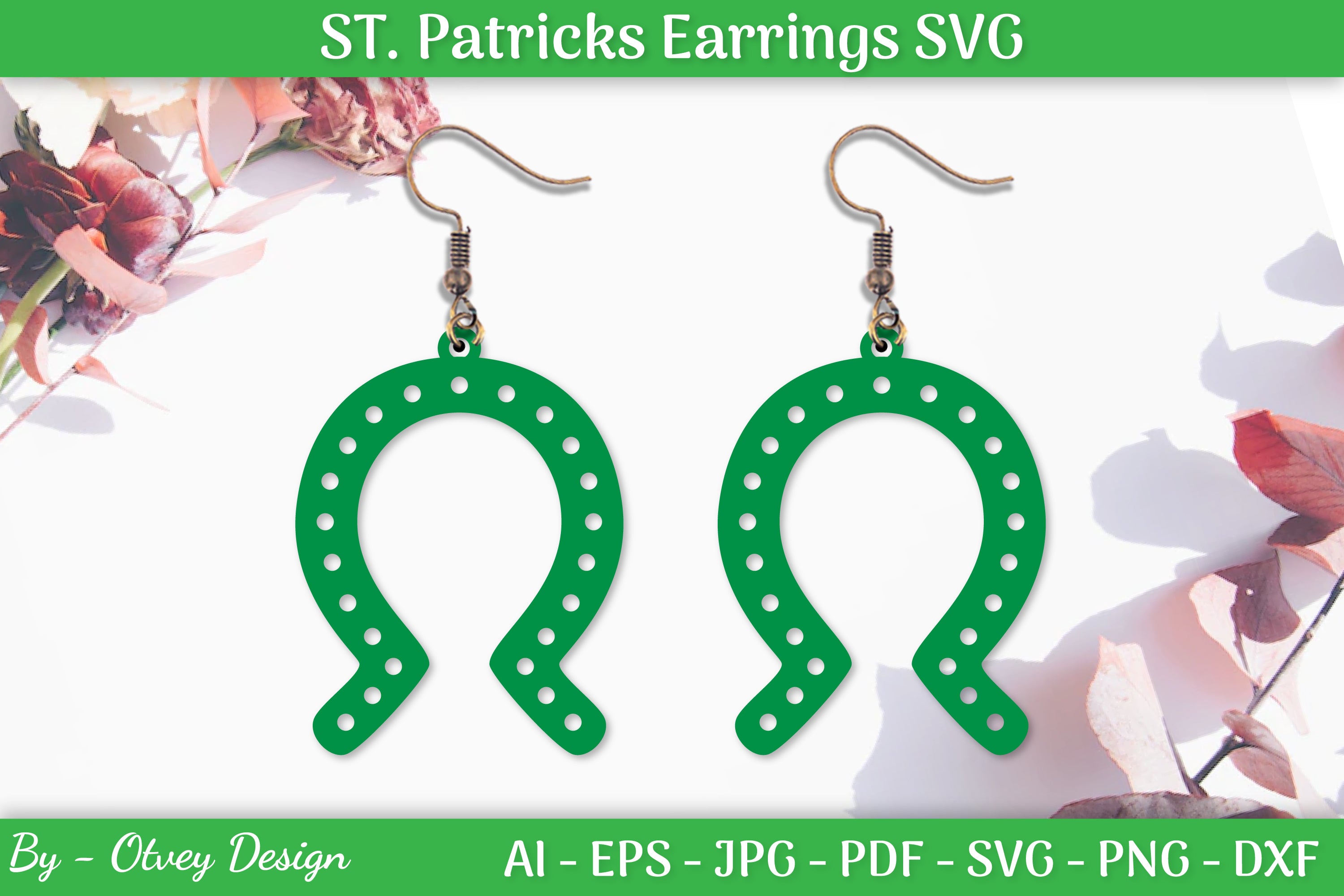 St Patrick's Day Earrings SVG Bundle