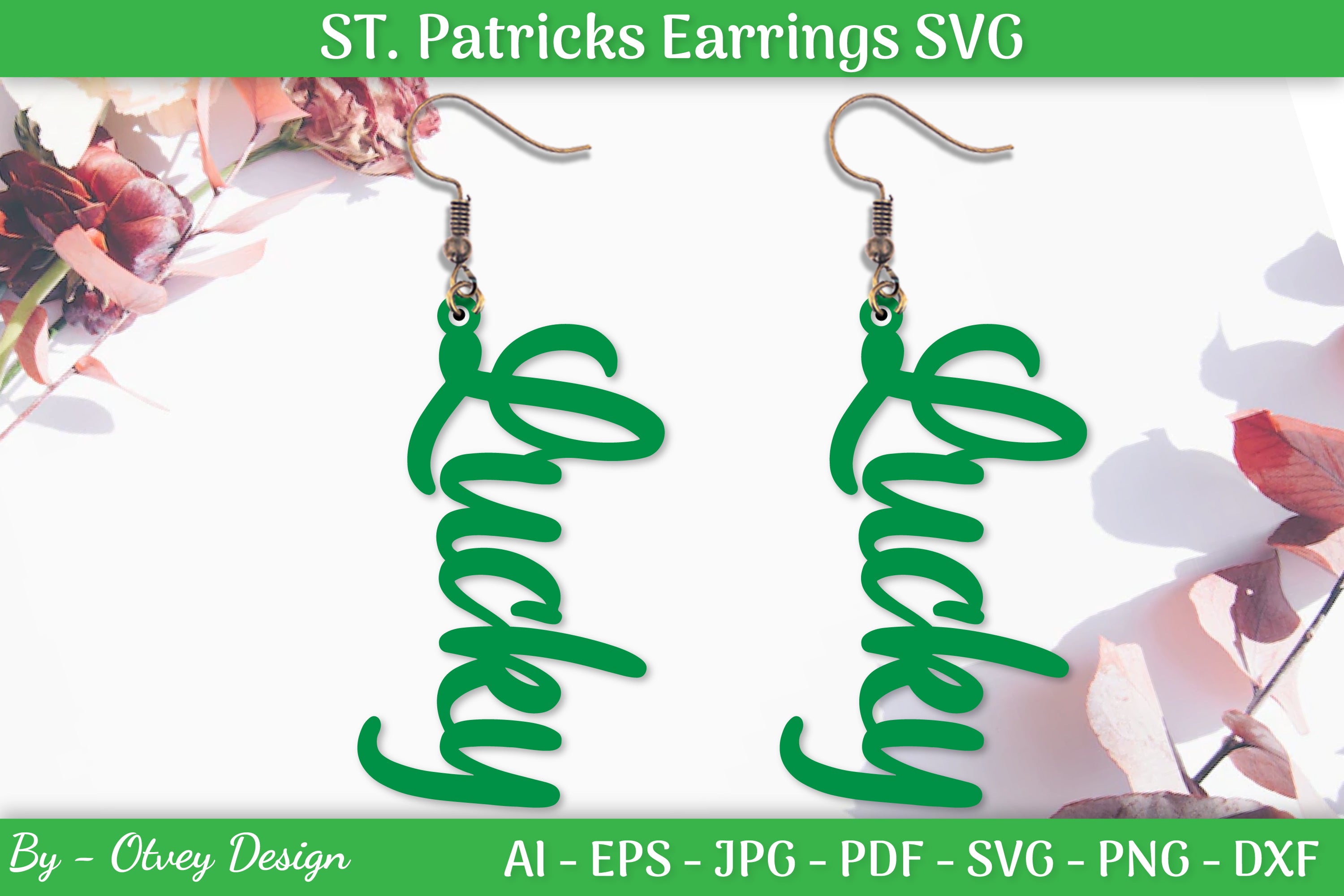 St Patrick's Day Earrings SVG Bundle