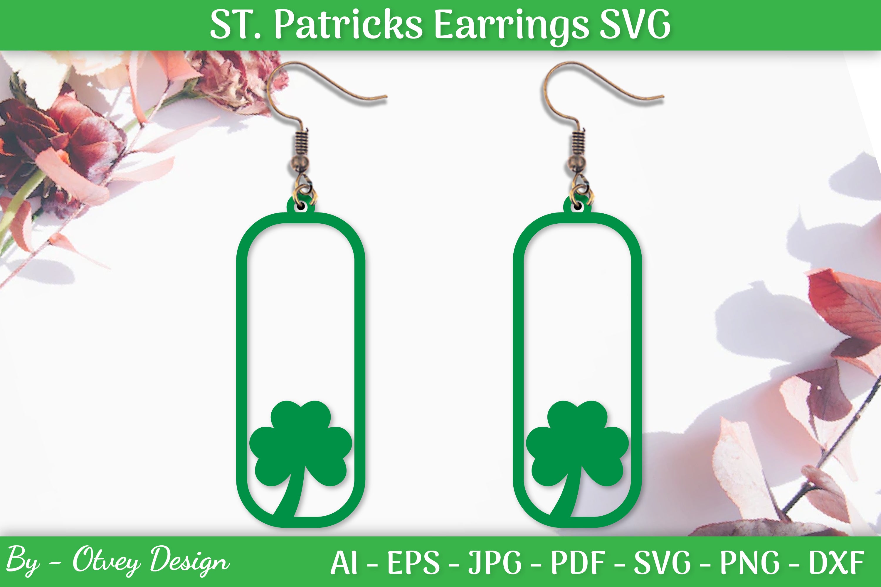St Patrick's Day Earrings SVG Bundle