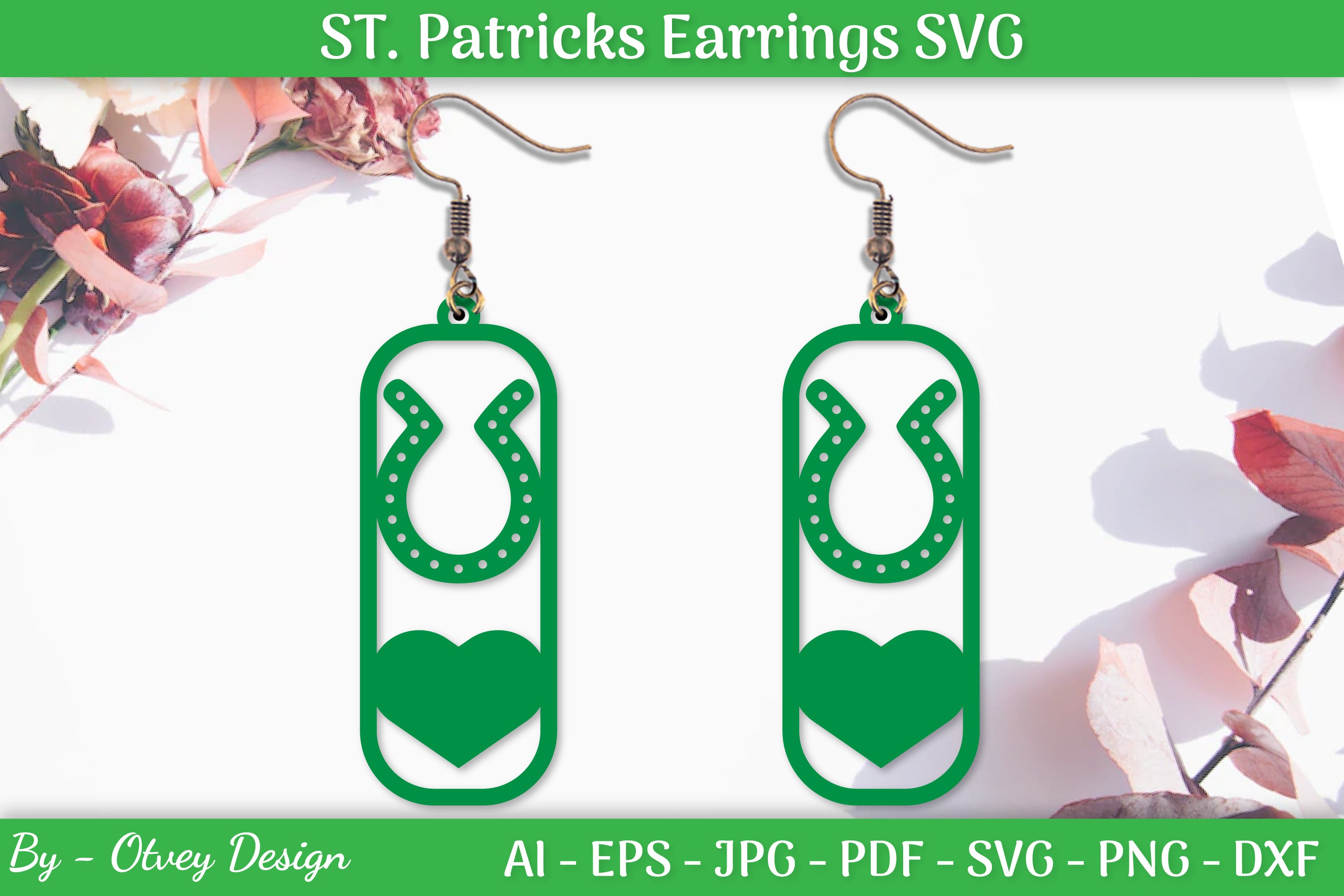 St Patrick's Day Earrings SVG Bundle