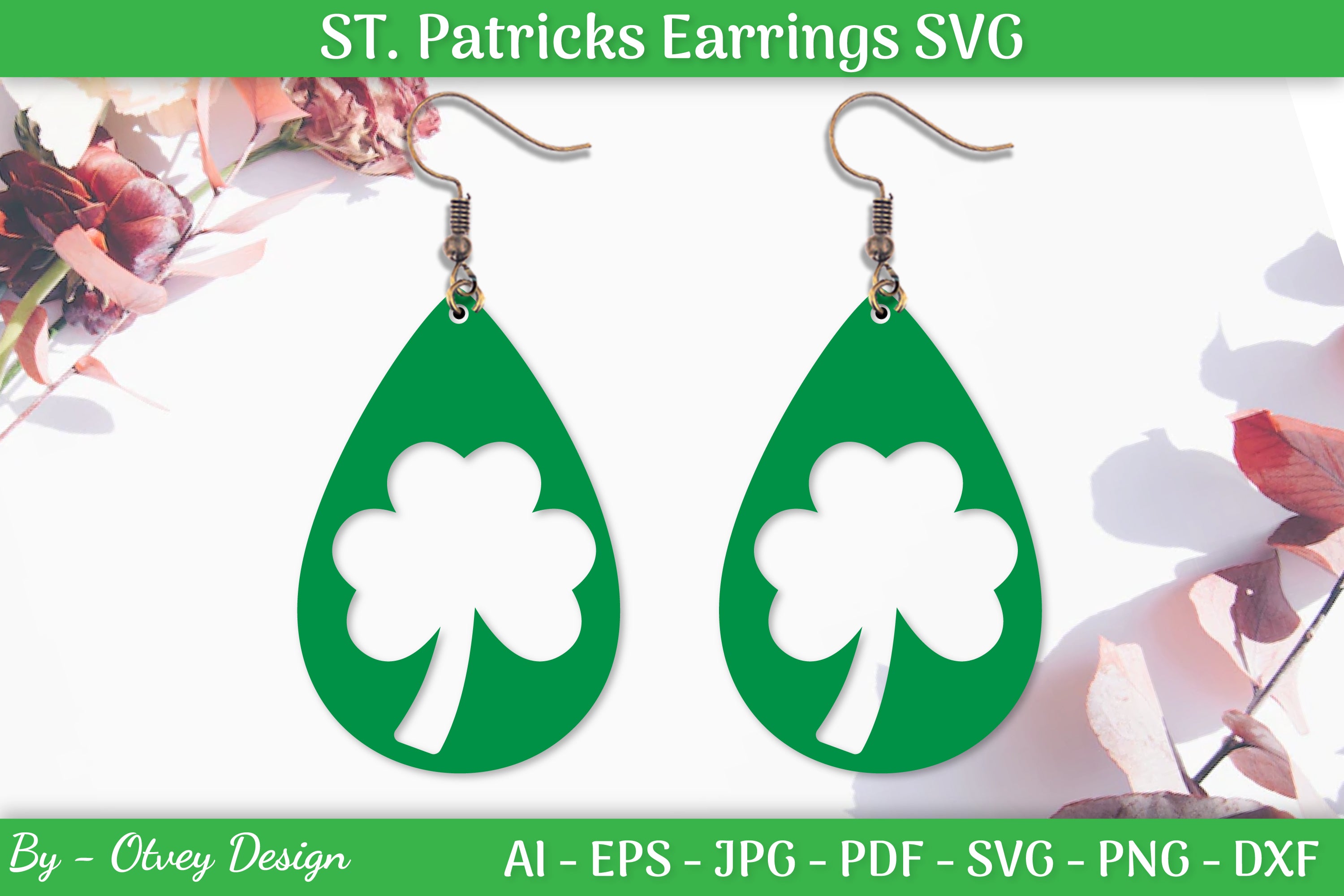 St Patrick's Day Earrings SVG Bundle
