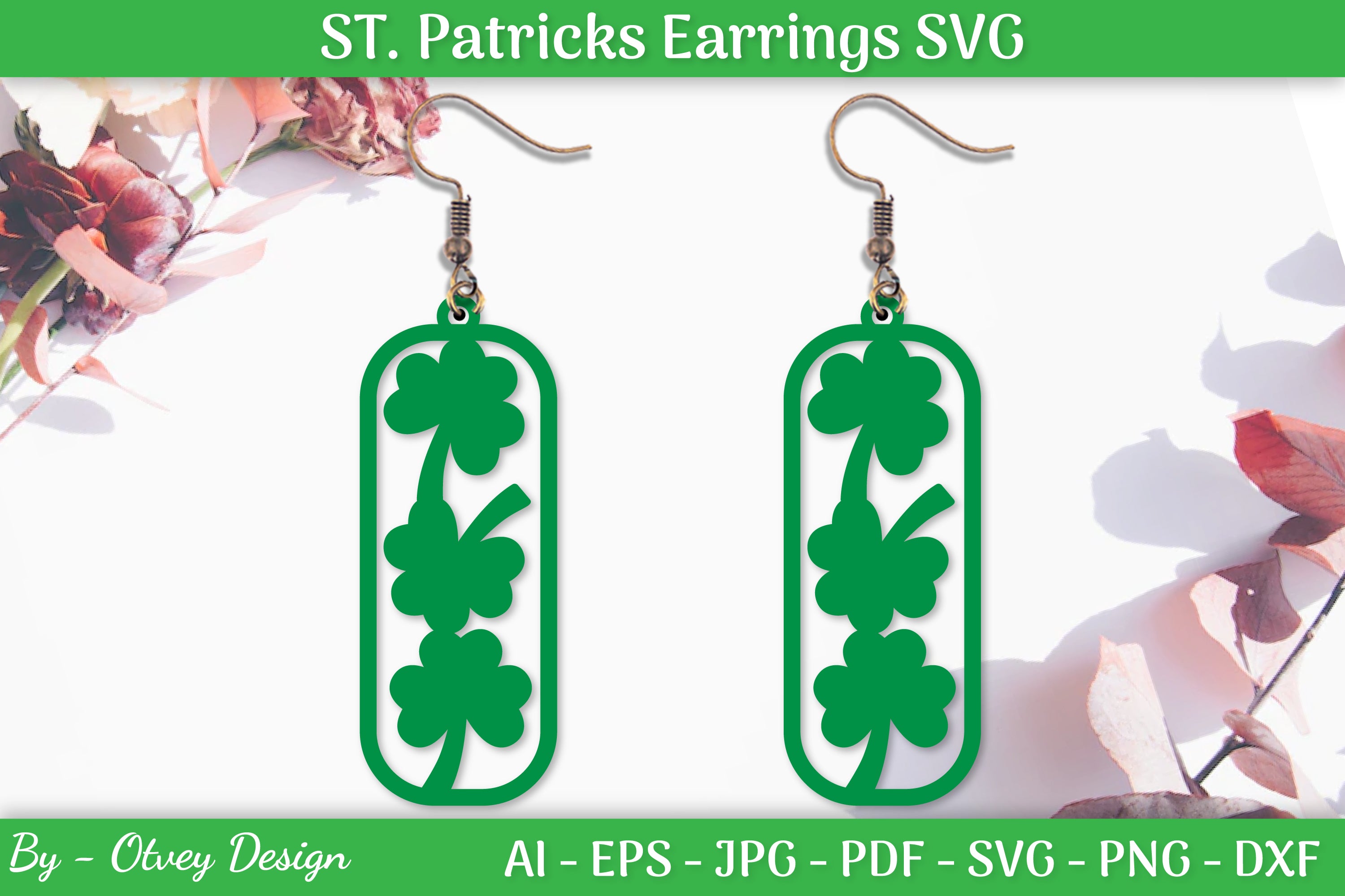 St Patrick's Day Earrings SVG Bundle