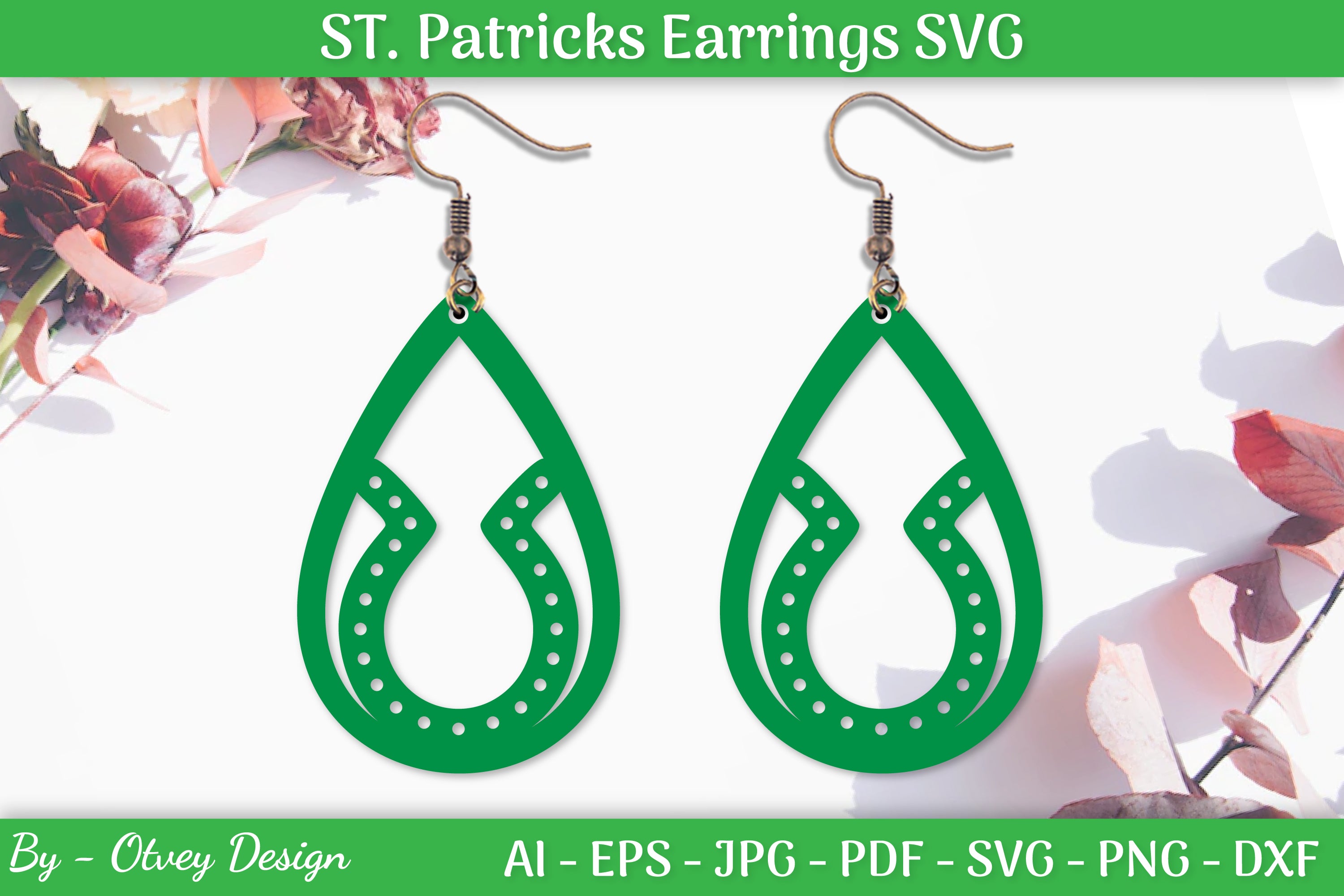 St Patrick's Day Earrings SVG Bundle