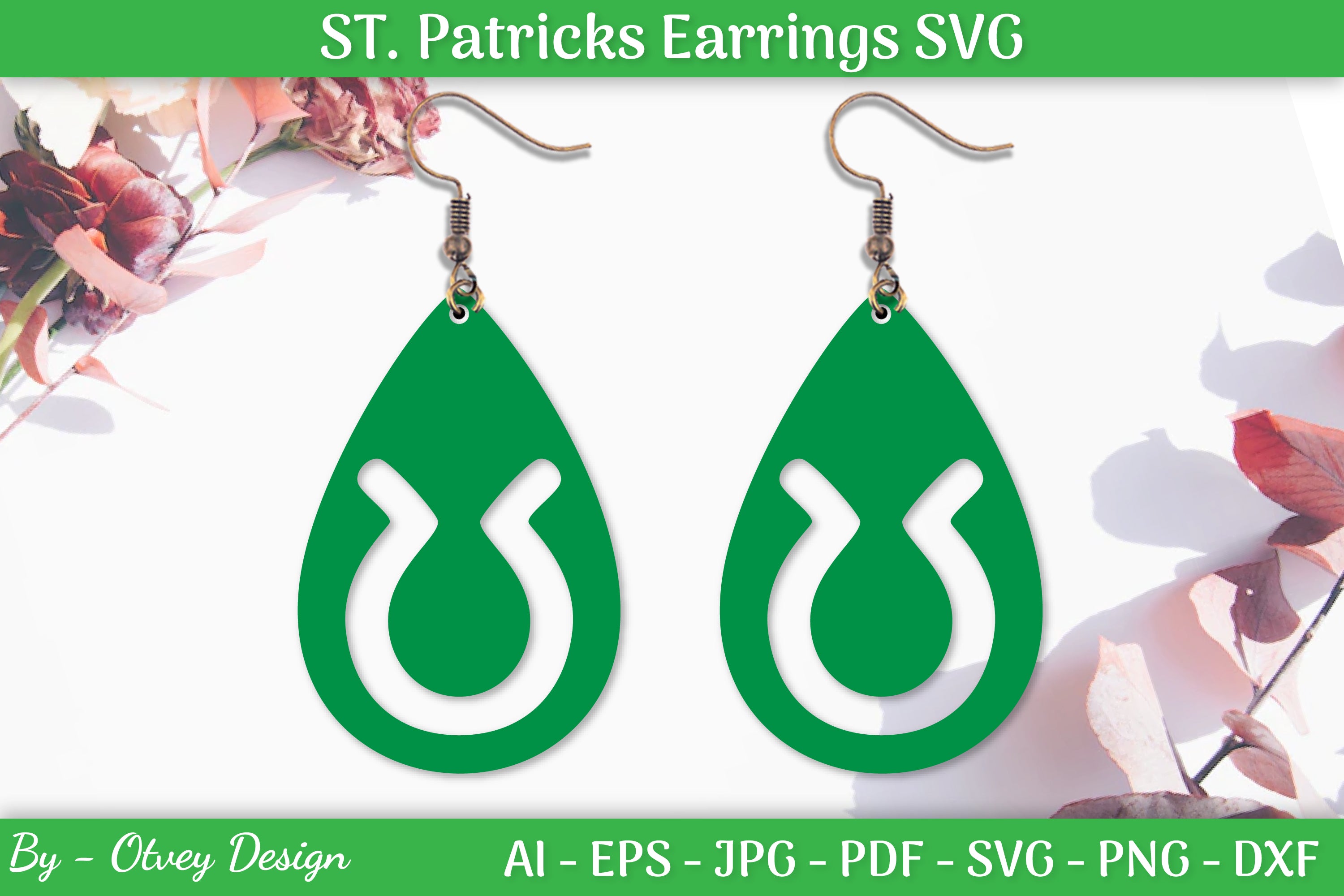 St Patrick's Day Earrings SVG Bundle