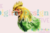 St. Patrick's Day Farm Chickens Clipart Bundle