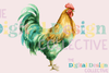 St. Patrick's Day Farm Chickens Clipart Bundle