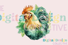 St. Patrick's Day Farm Chickens Clipart Bundle