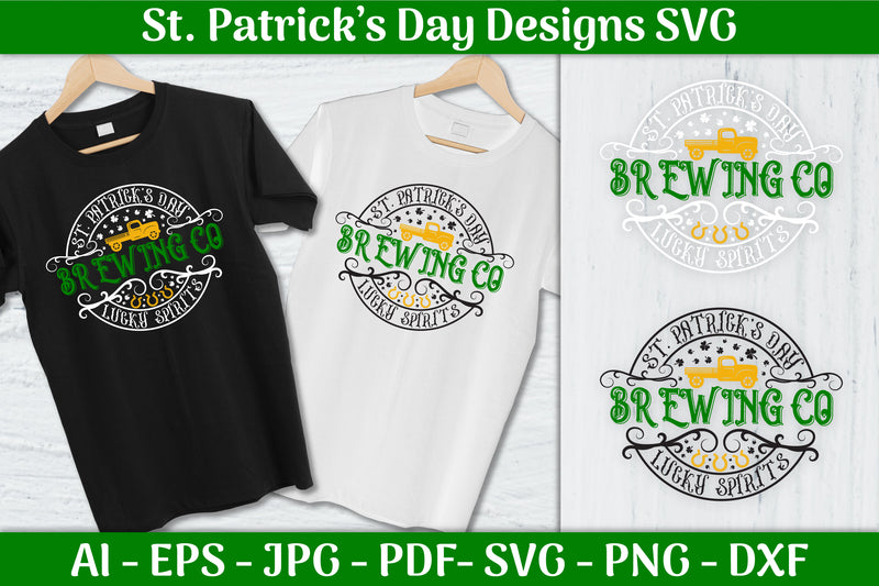 St Patrick's Day Brewing Co Lucky Spirits SVG Bundle - CraftNest - Digital Crafting and Art
