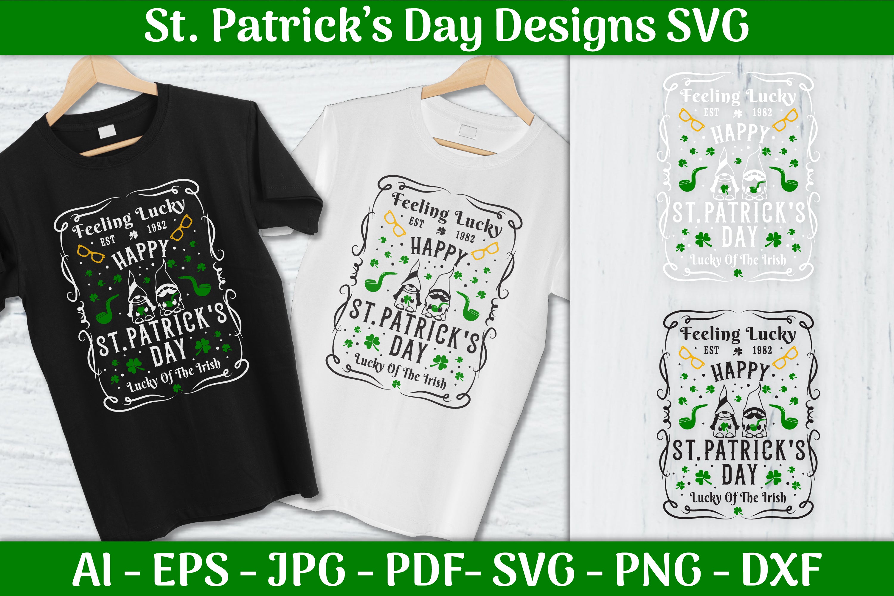 Feeling Lucky St Patrick's Day SVG Bundle1