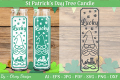 St Patrick's Day Candle Design SVG Bundle 4 - CraftNest - Digital Crafting and Art