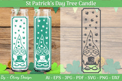 St Patrick's Day Candle Design SVG Bundle 8 - CraftNest - Digital Crafting and Art