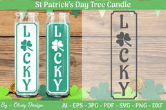 St Patrick's Day Candle Design SVG Bundle 10 - CraftNest - Digital Crafting and Art