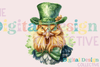 St. Patrick's Day Farm Chickens Clipart Bundle