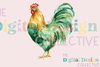 St. Patrick's Day Farm Chickens Clipart Bundle