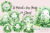 Adorable St. Patrick's Day Ghosts Clipart Bundle