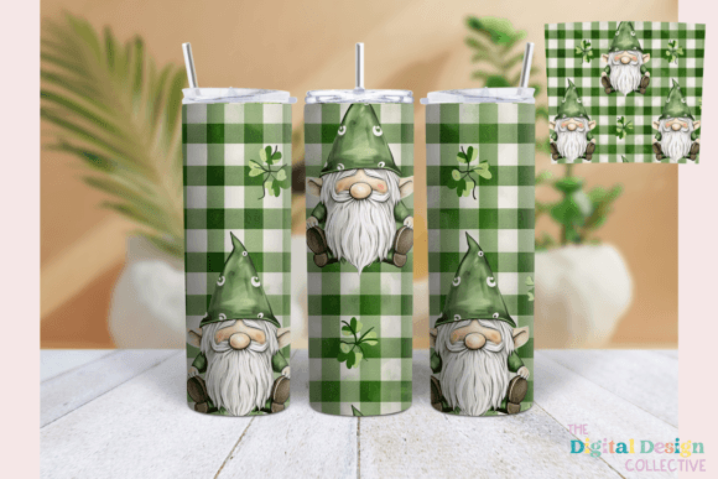 St Patrick's Gnome Tumbler Wrap Bundle