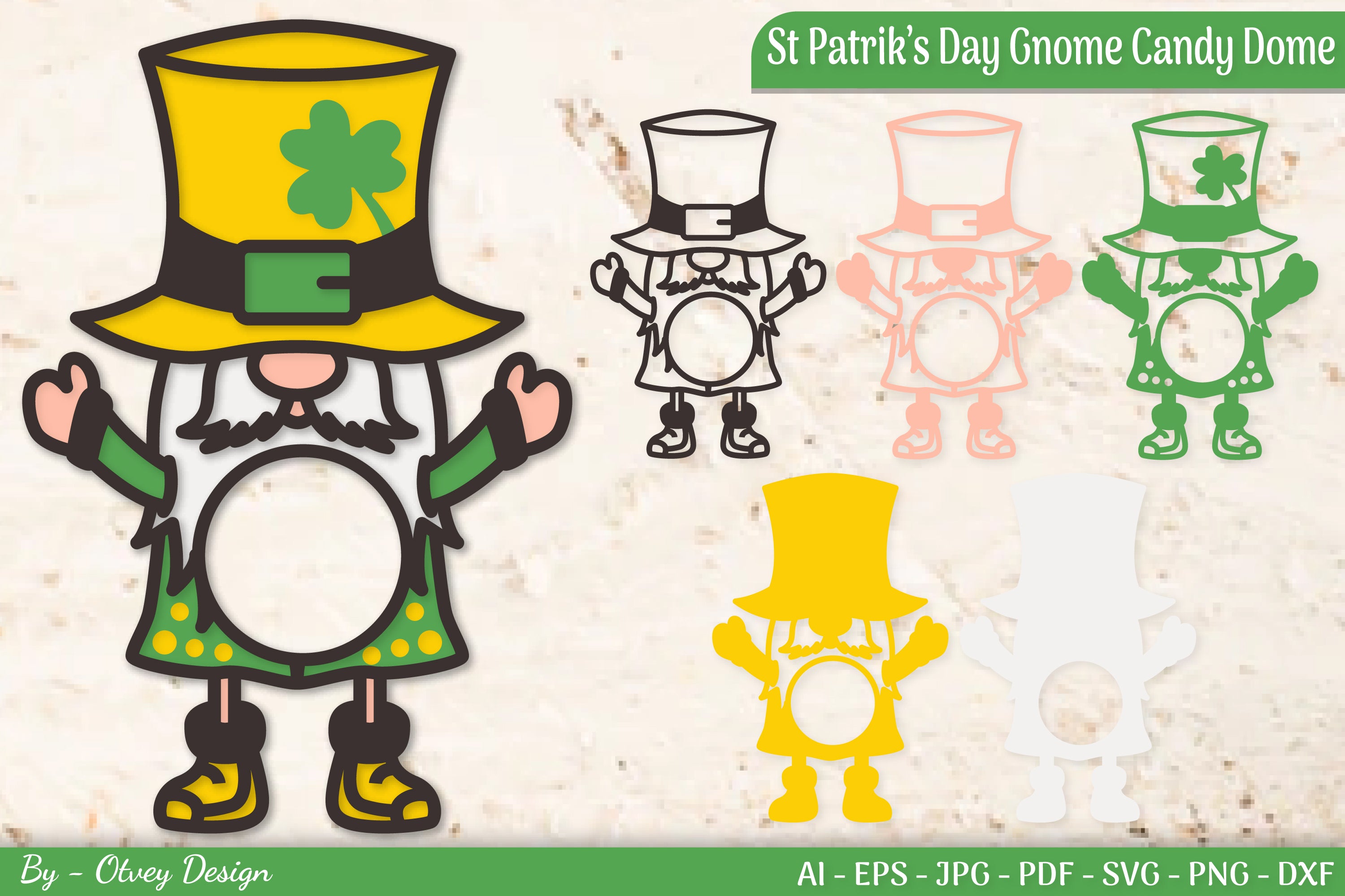 St Patrick's Day Candy Dome SVG Bundle