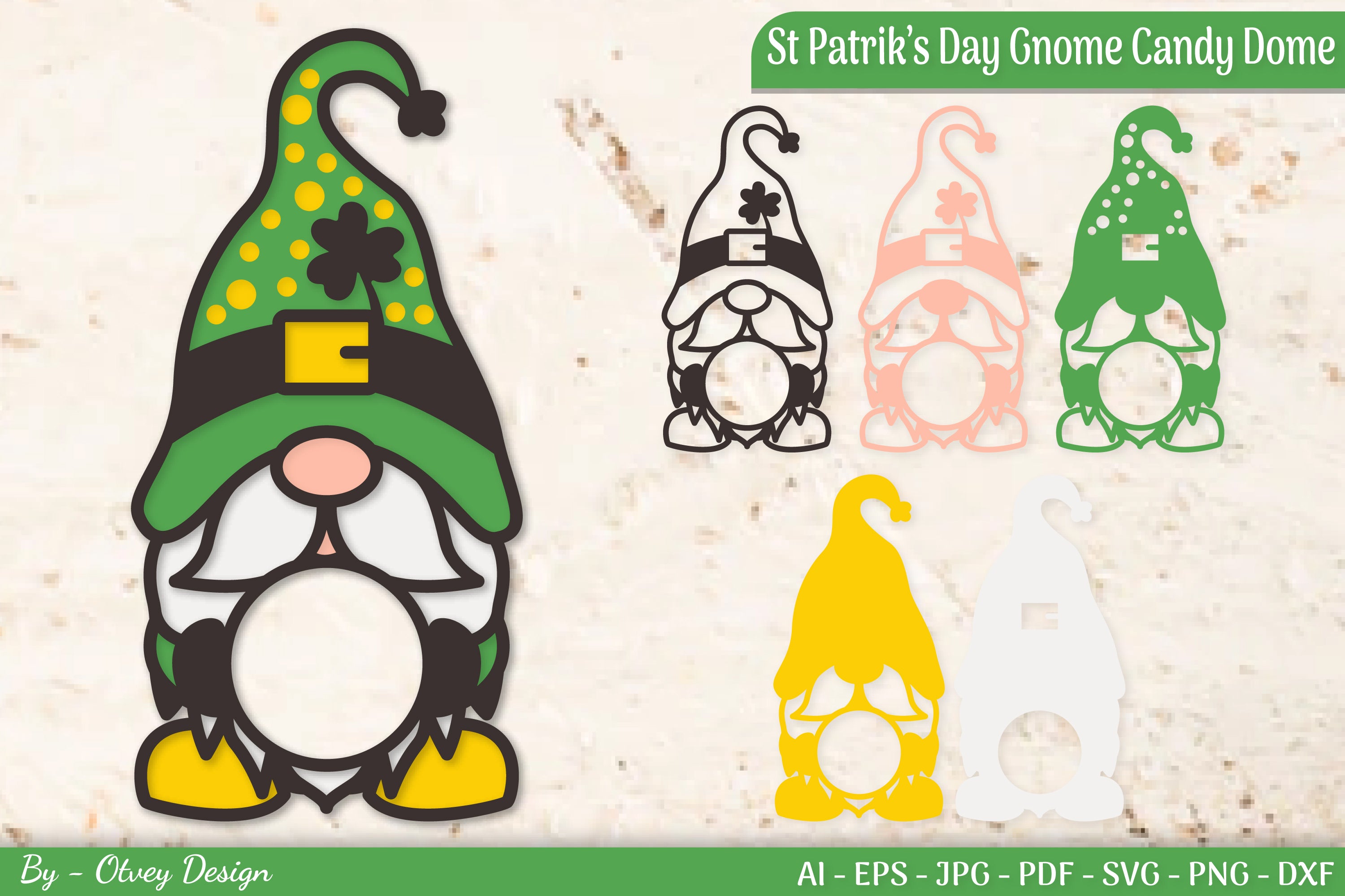 St Patrick's Day Candy Dome SVG Bundle