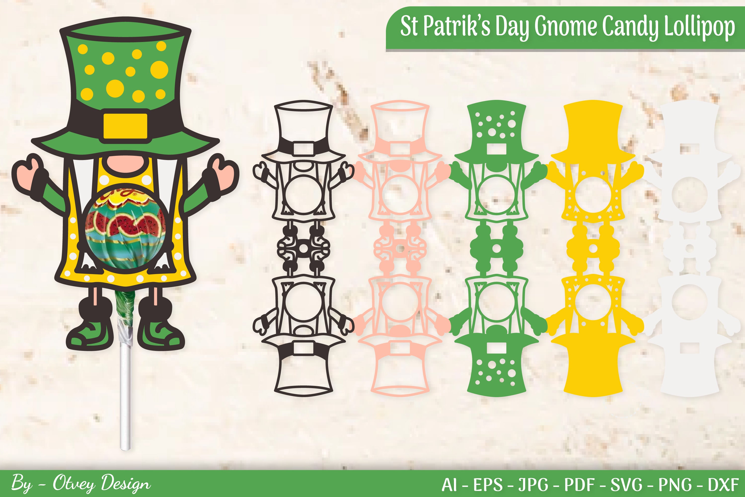 St Patrick's Day Lollipop SVG Bundle