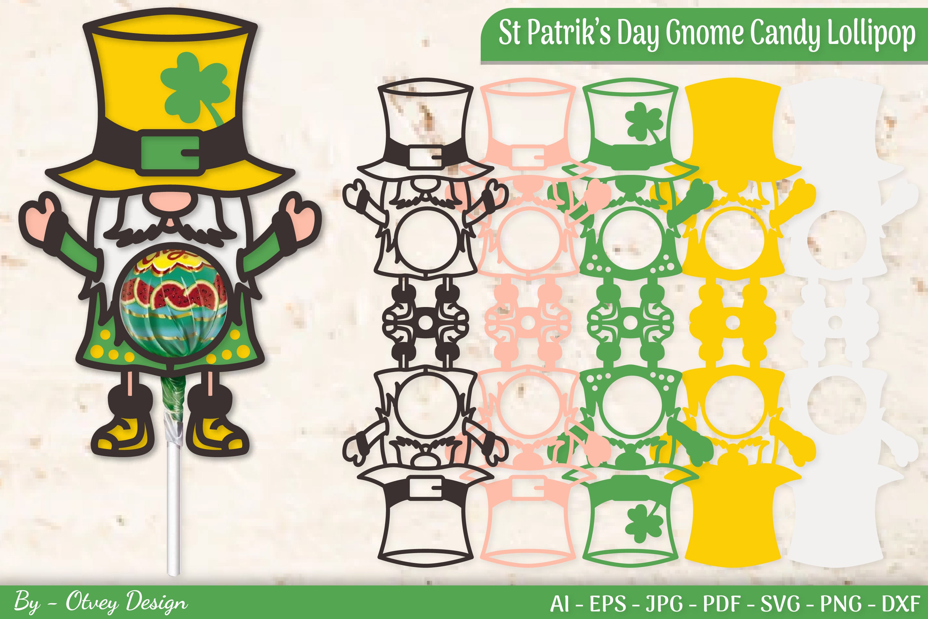St Patrick's Day Lollipop SVG Bundle