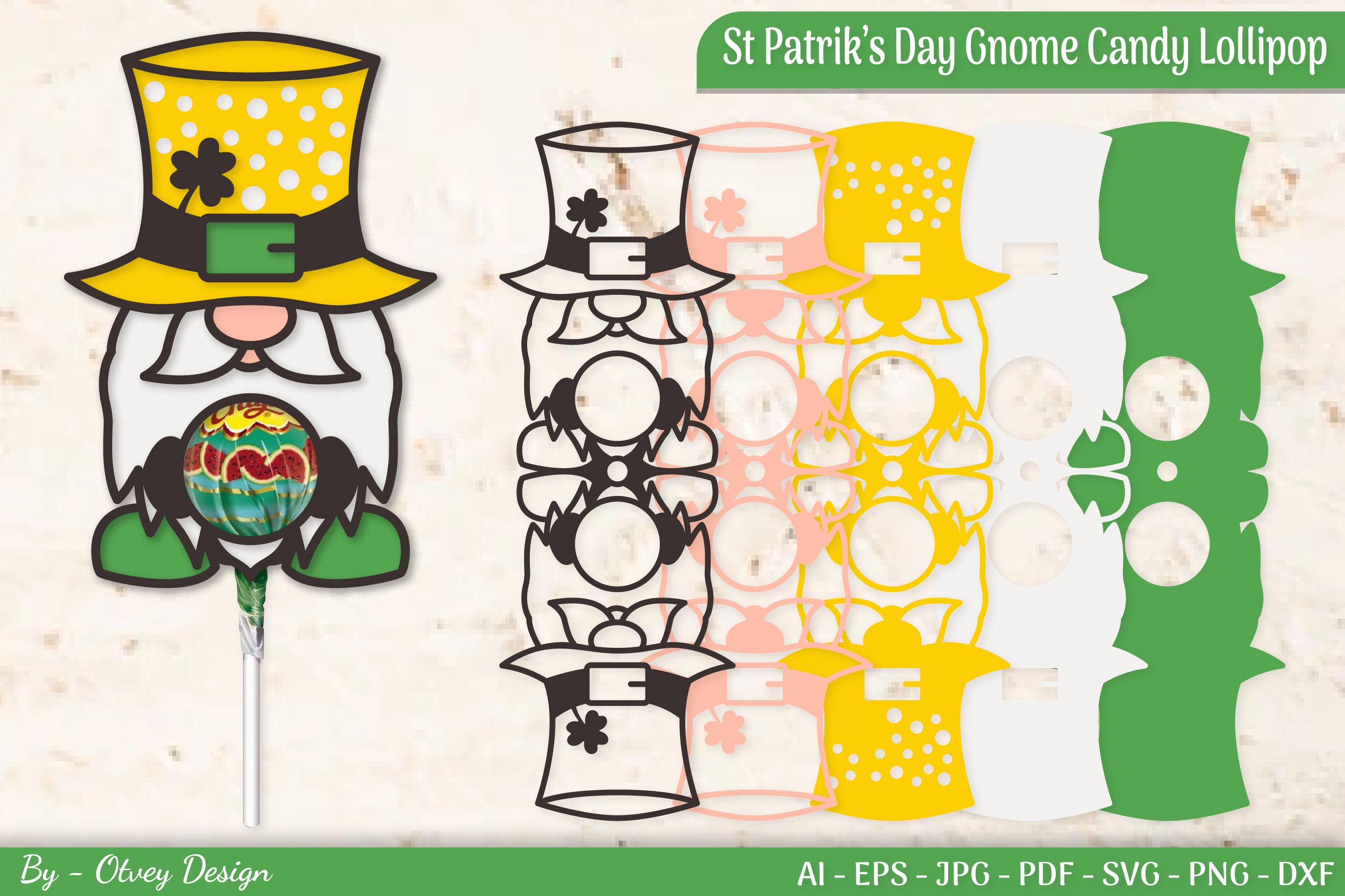 St Patrick's Day Lollipop SVG Bundle