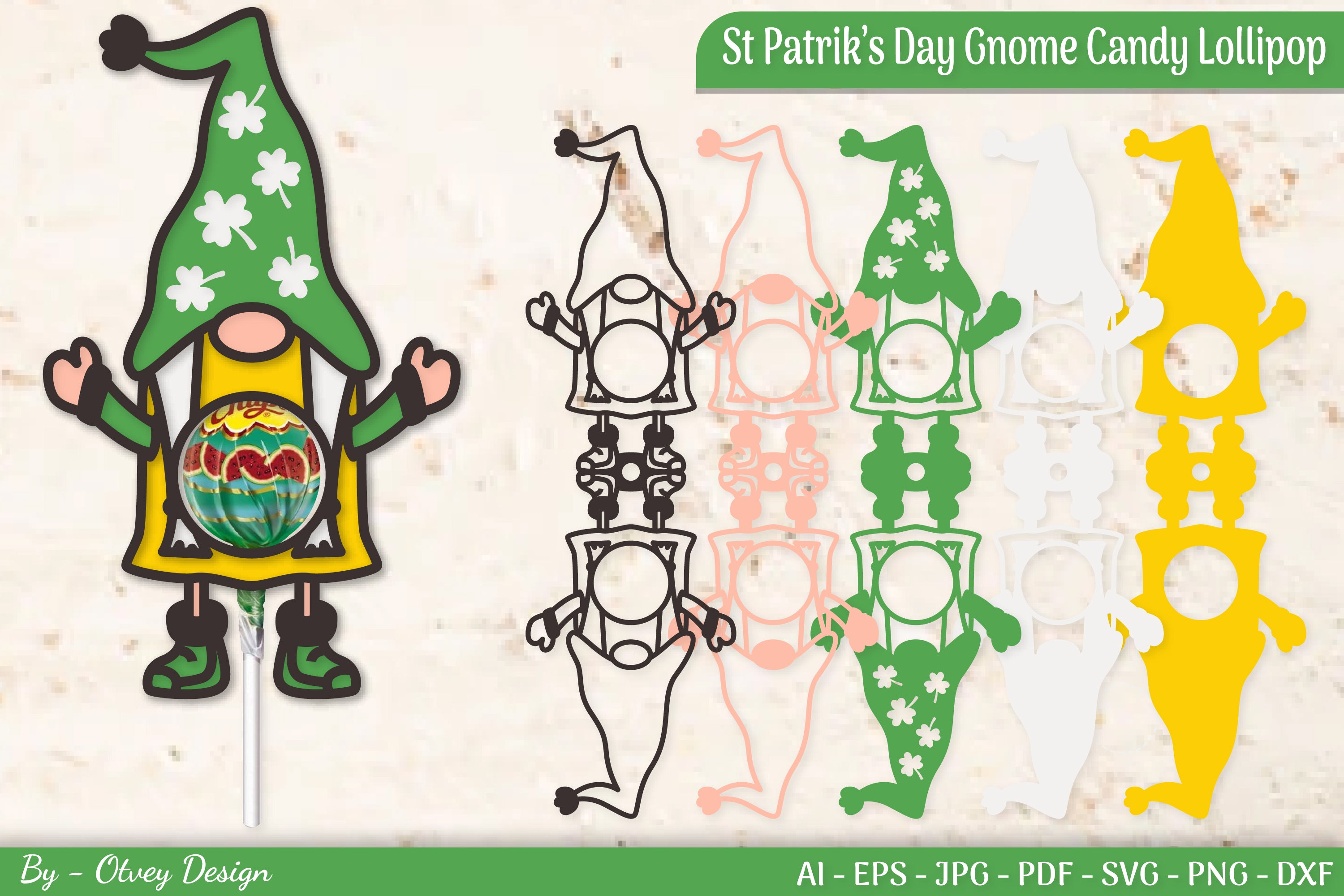 St Patrick's Day Lollipop SVG Bundle