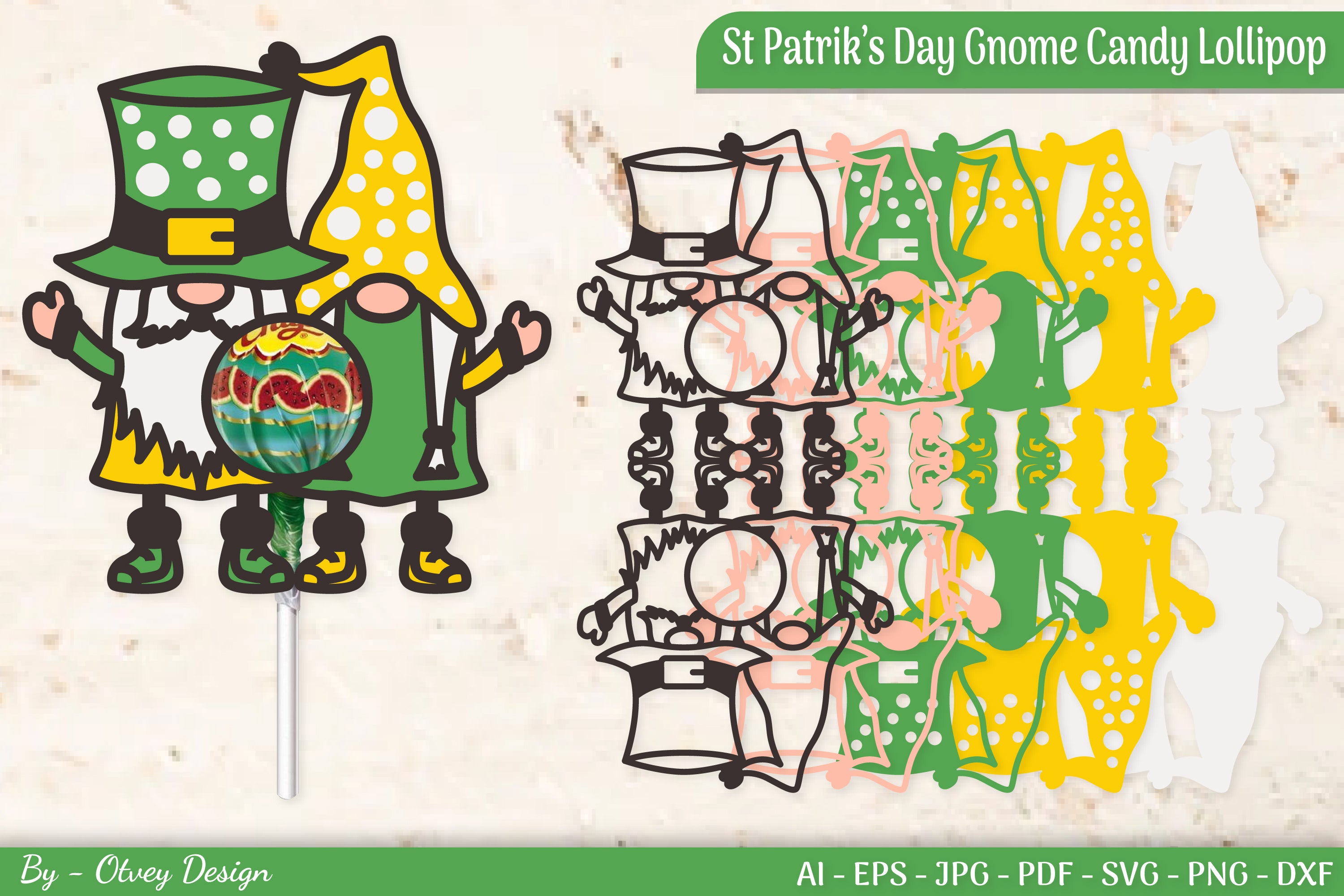 St Patrick's Day Lollipop SVG Bundle