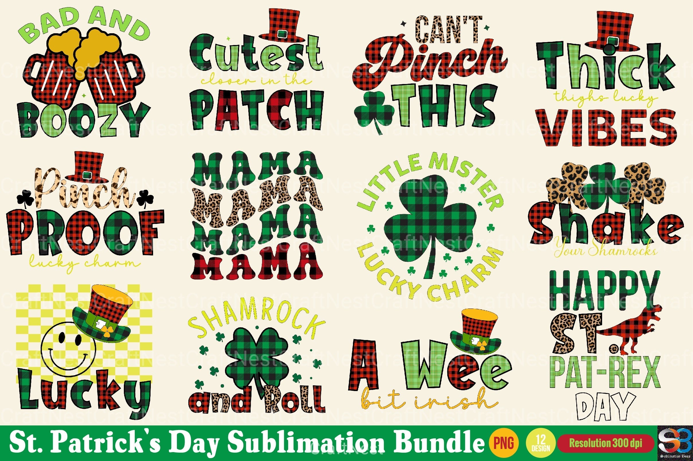 St. Patrick's Day Clipart Bundle 99 - CraftNest - Digital Crafting and Art