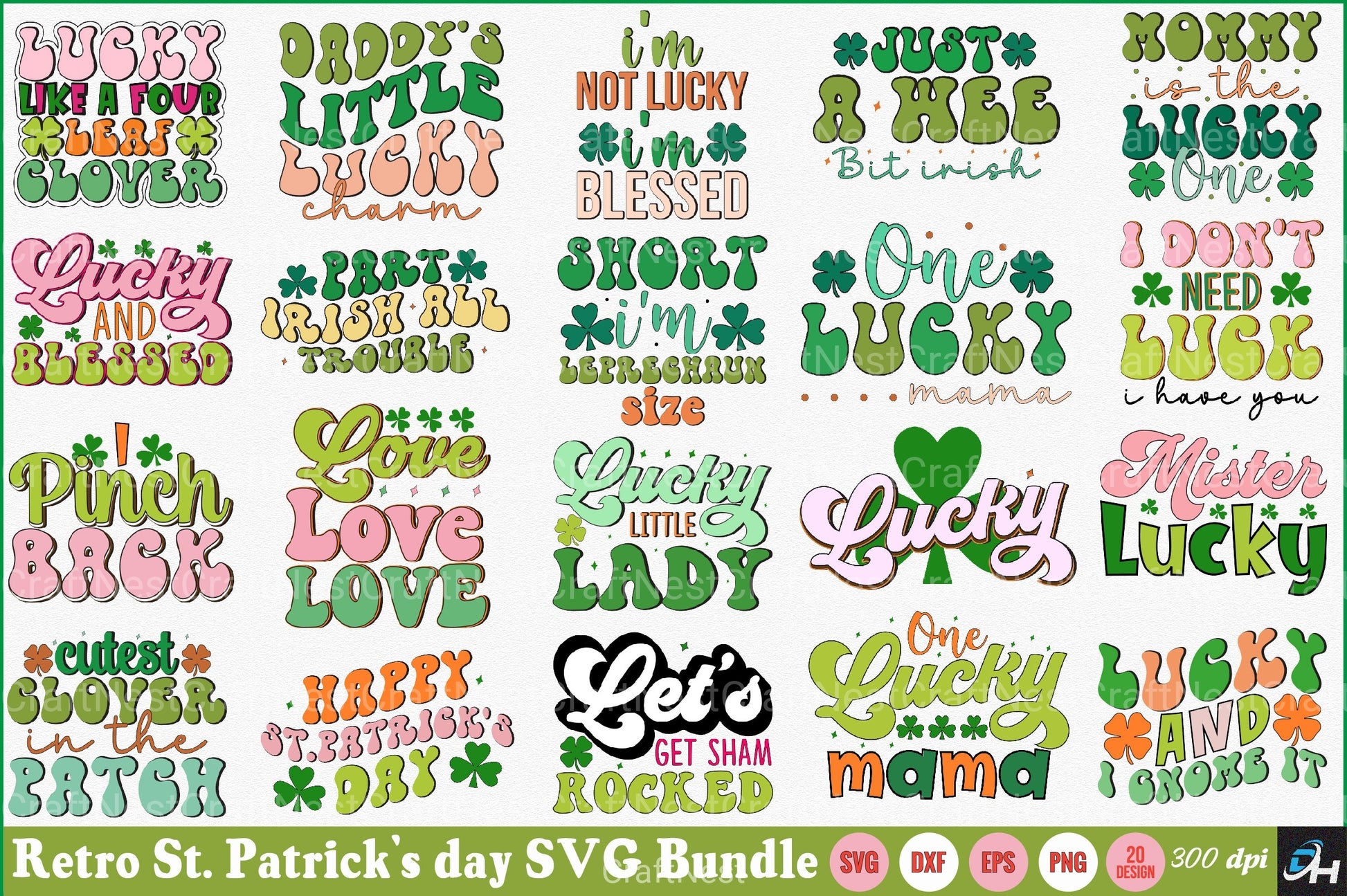 St Patrick's Day Bundle 1 - CraftNest - Digital Crafting and Art