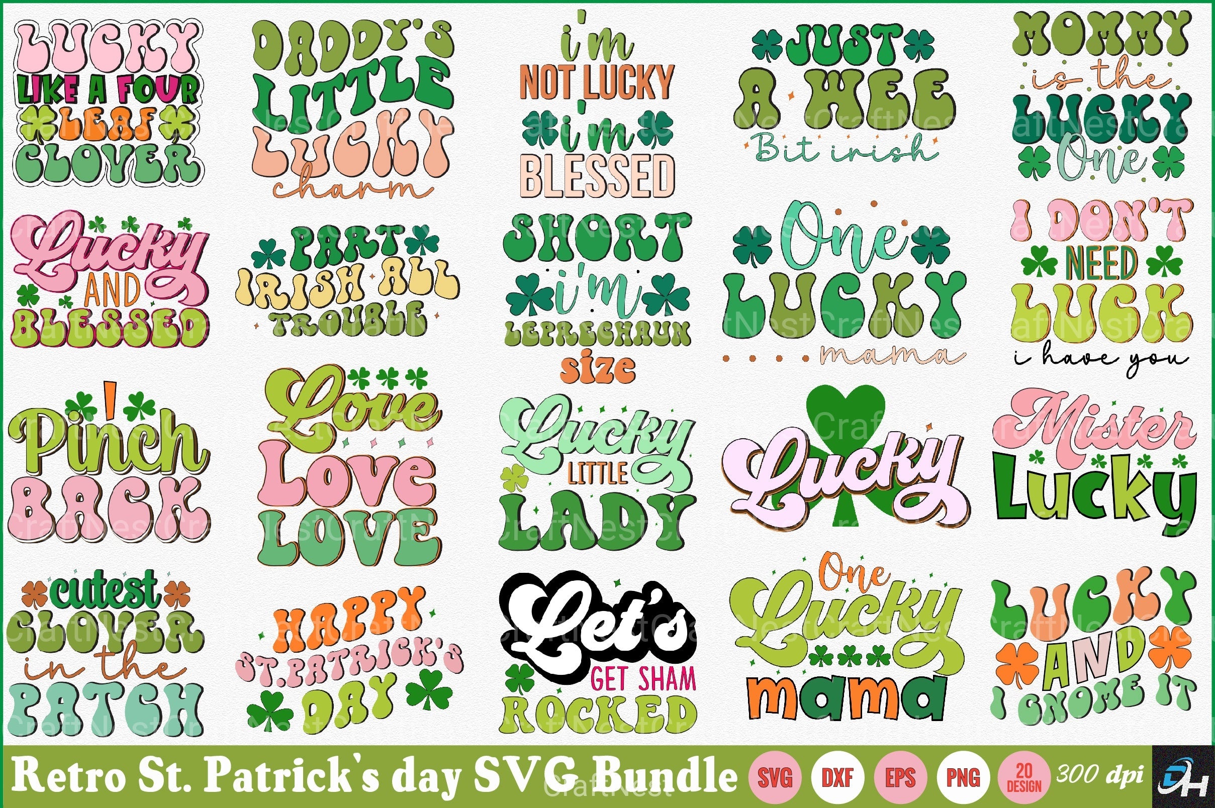 St Patrick's Day Bundle 1 - CraftNest - Digital Crafting and Art
