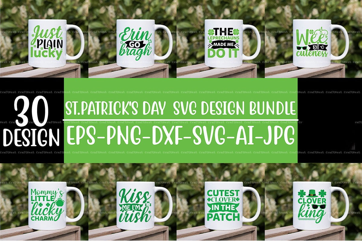 St. Patrick's Day SVG Design Bundle 8