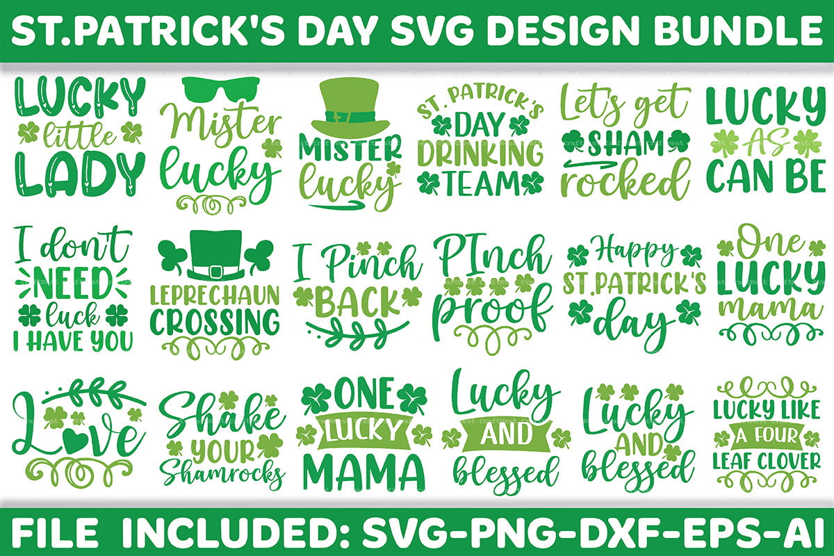 St. Patrick's Day SVG Design Bundle 10