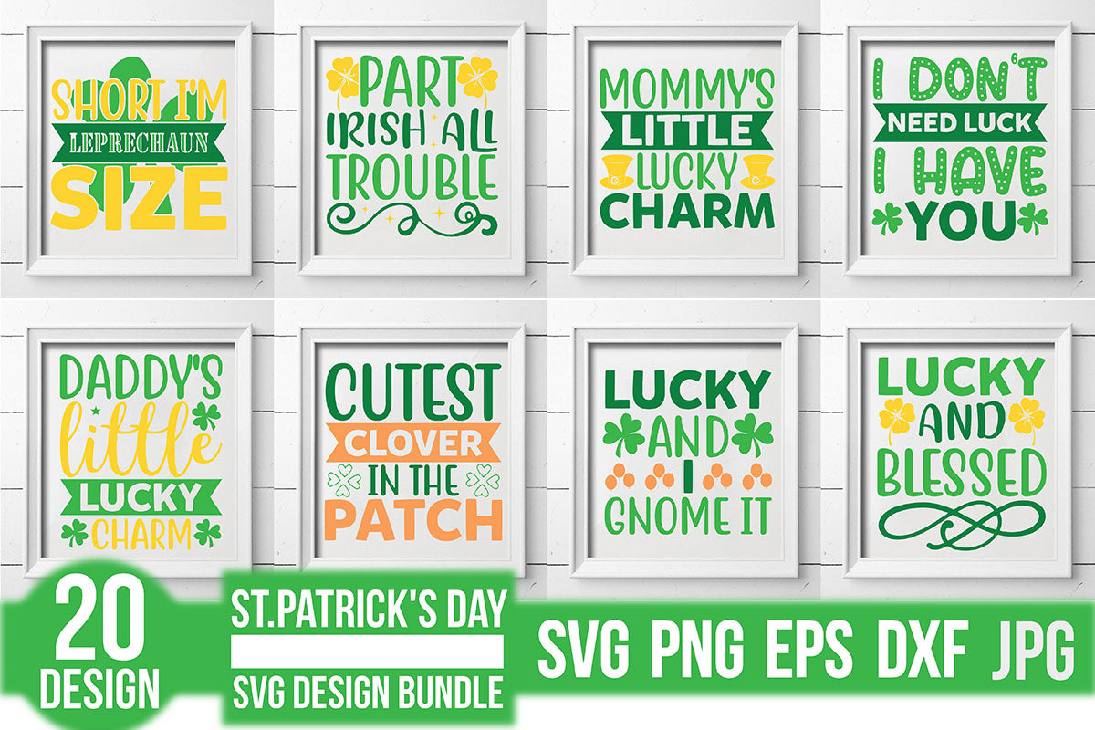 St Patrick's Day SVG Bundle 9 - CraftNest - Digital Crafting and Art