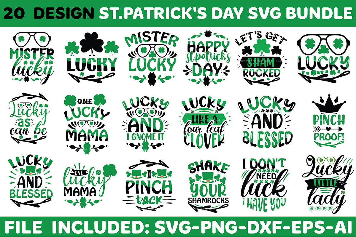 St. Patrick's Day SVG Design Bundle 11