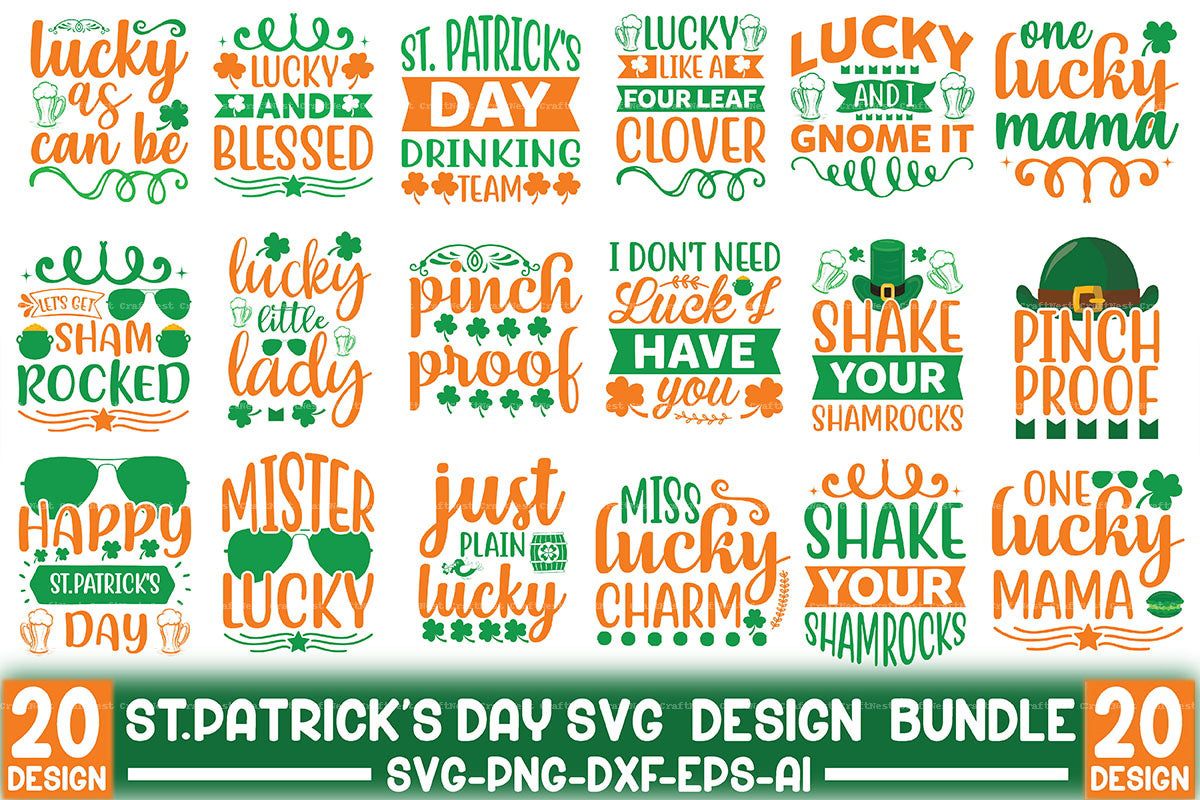 St. Patrick's Day SVG Design Bundle 14