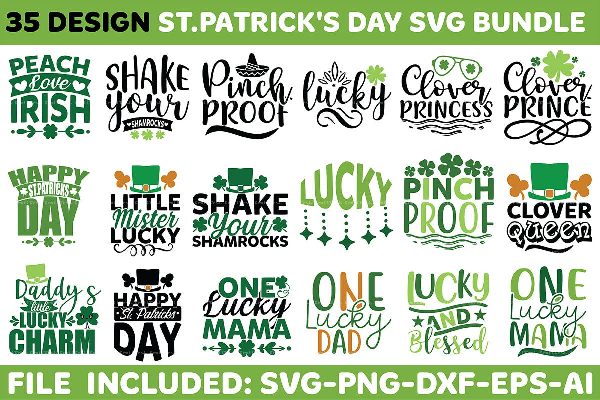 St. Patrick's Day SVG Design Bundle 9