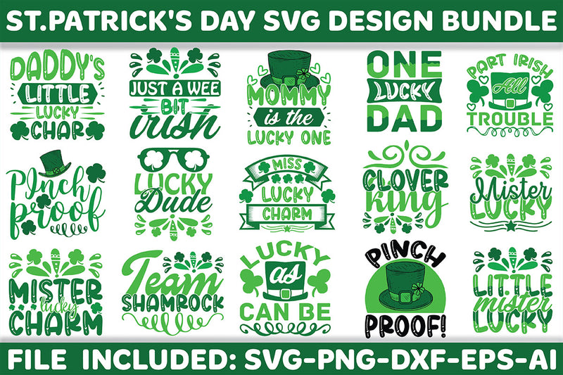 St. Patrick’s Day SVG Bundle 3 - CraftNest - Digital Crafting and Art