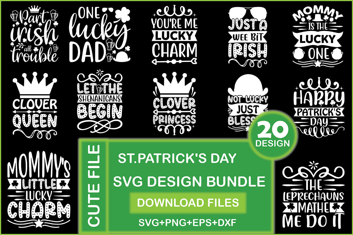 St Patrick's Day SVG Bundle 2 - CraftNest - Digital Crafting and Art
