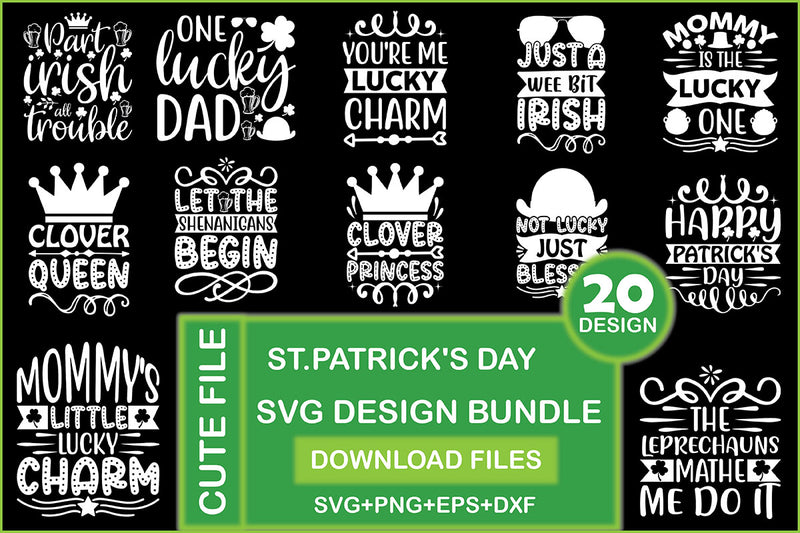 St Patrick's Day SVG Bundle 2 - CraftNest - Digital Crafting and Art